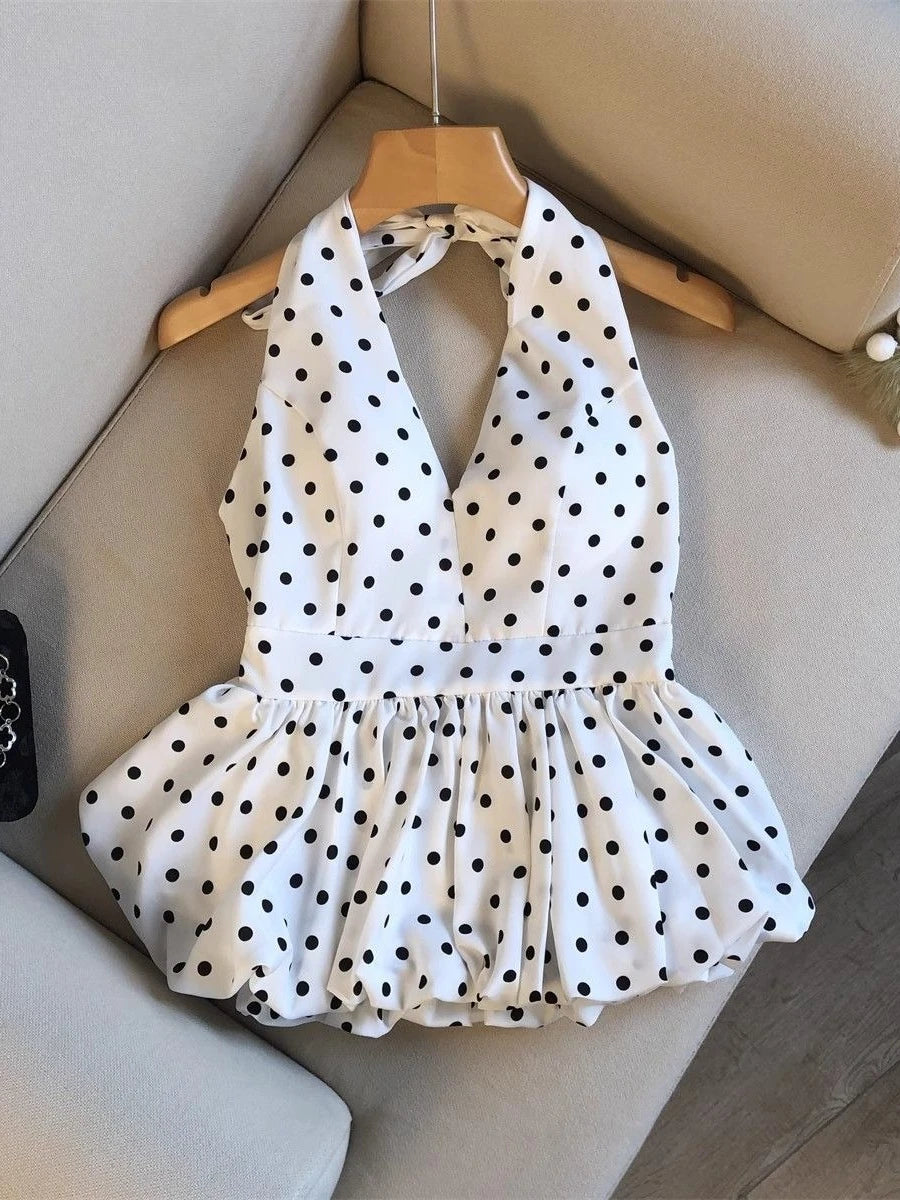 The Dotty Crop Top